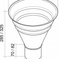 Воронка водосборная 250/90 - СКИФ