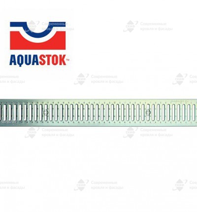 Водоотводная решётка стальная щелевая DN100 оцинкованная, нержавеющая - СКИФ